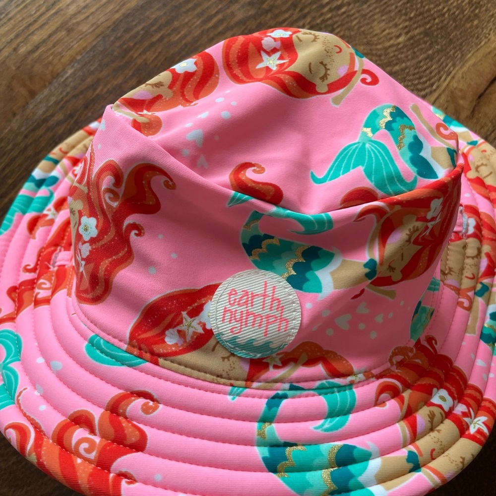Children’s Pink Mermaid Bucket Hat - Picture 2 of 5